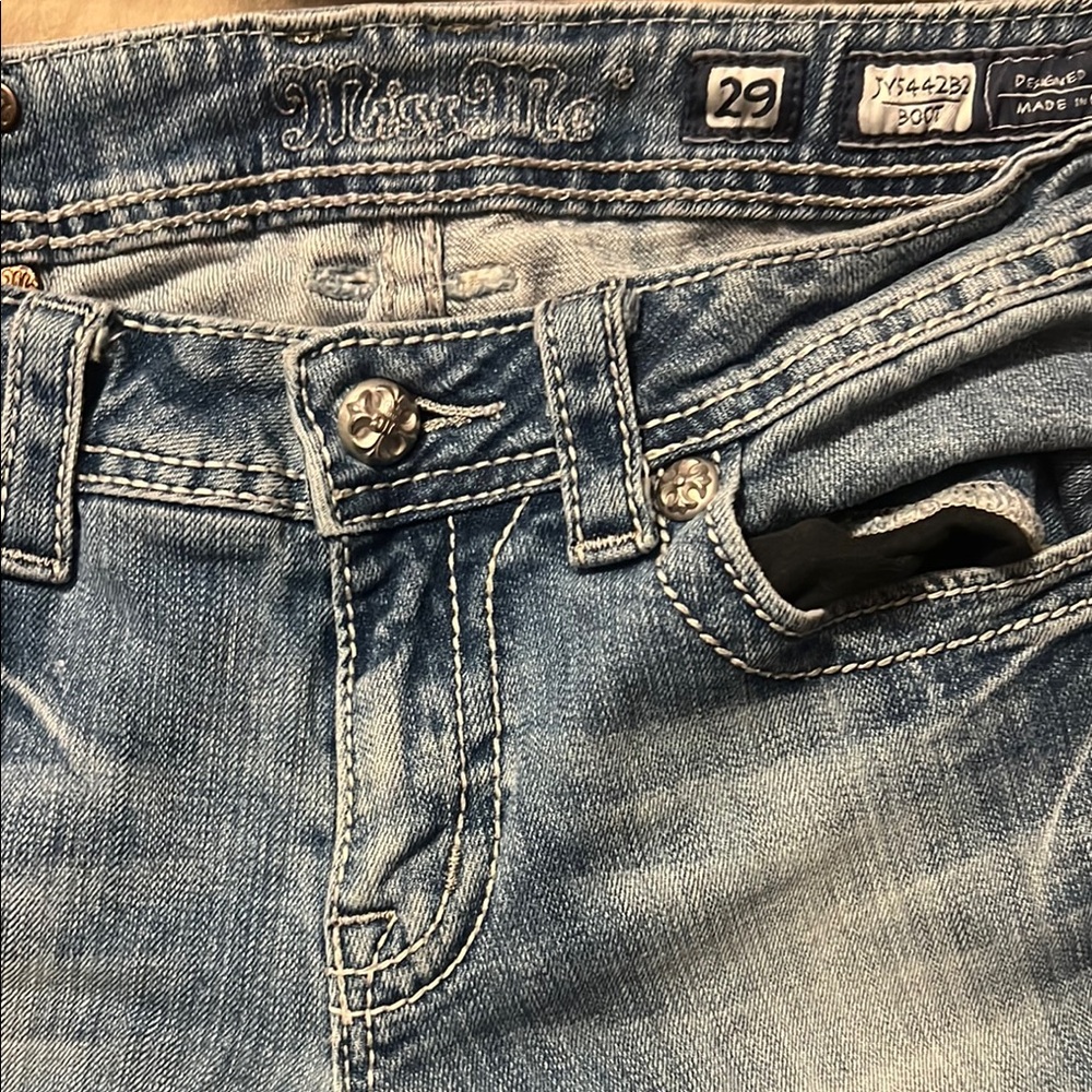 Miss Me Blue Boot Cut Jeans with Classic Style